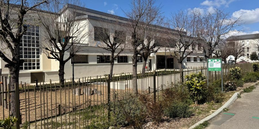 école Pasteur, l'entrée végatale