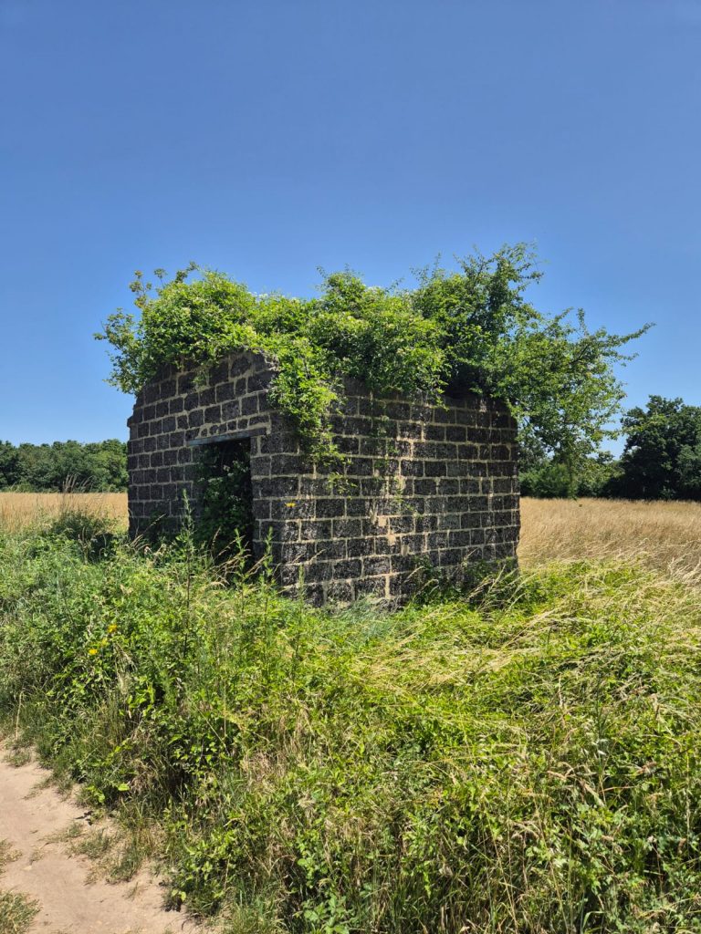 Cabane chemin de Monmelipe en machefer